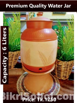 মাটির তৈরী অর্গানিক পানির জার(Organic Water Jar of Clay)